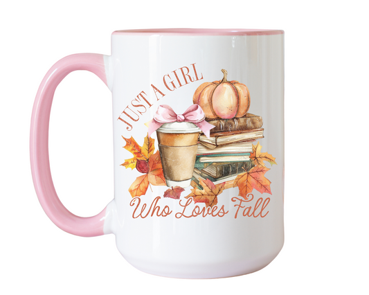 Just A Girl Who Loves Fall Mug