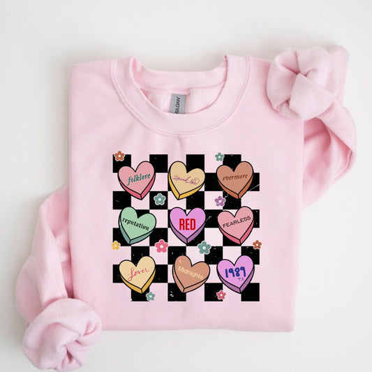 Candy Heart Era's Crewneck